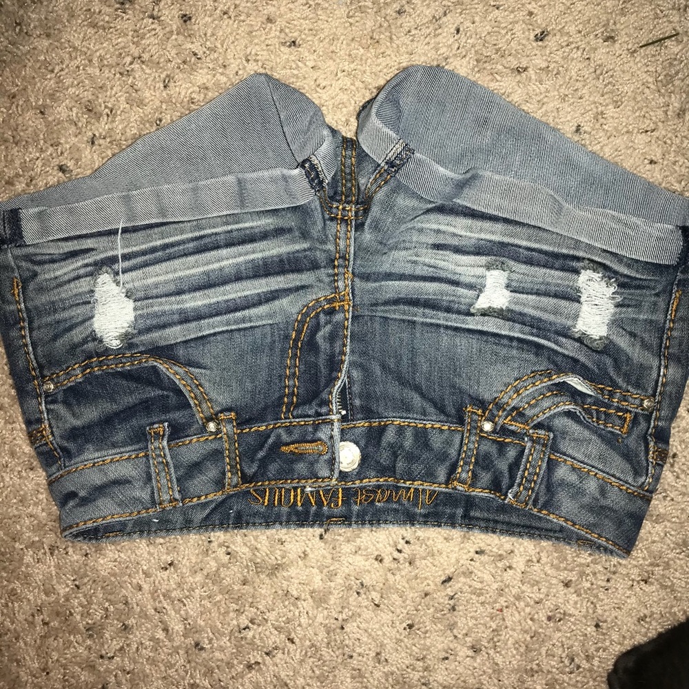Almost famous jean shorts